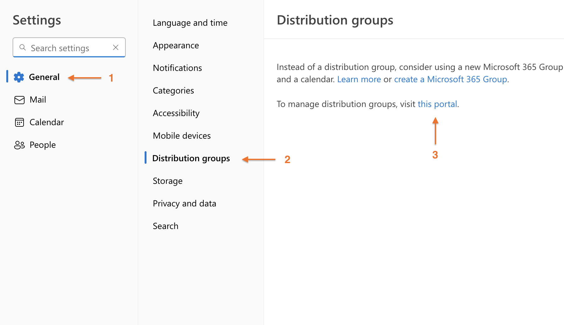 Open Distribution page